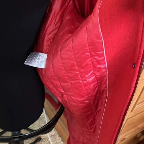 Banana Republic Women’s Duffle Coat Red Wool Blend. - Picture 8 of 9